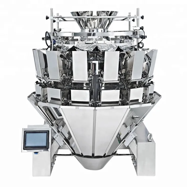 
 Многоголовочная машина для взвешивания замороженных продуктов, весы для взвешивания замороженных креветок  