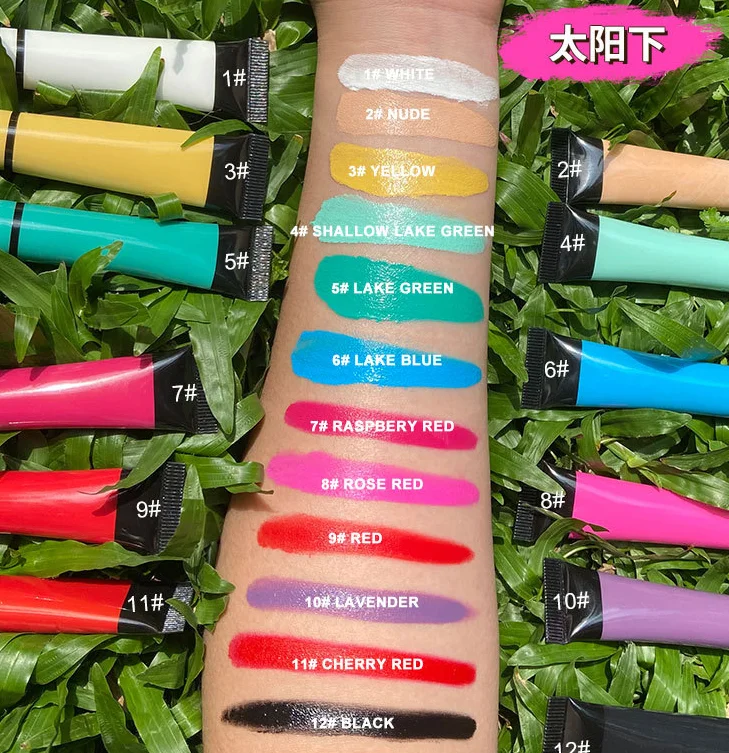 Top Selling Full Coverage colorful foundation Halloween Makeup Foundation long lasting