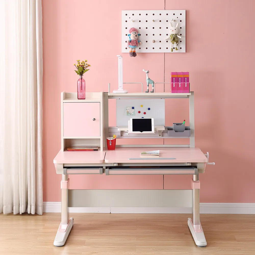 Hot Sale Children Learning desk Modern Ergonomic Height Adjustable Study Table And Chair For Kids