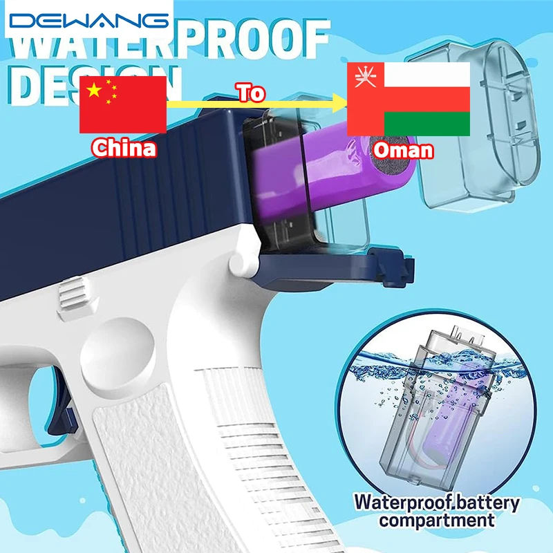 Hot Sale Water Guns And Direct DDP Door To Door Shipping To Bahrain Water Gun Electric Automatic Battery Water Squirt Guns