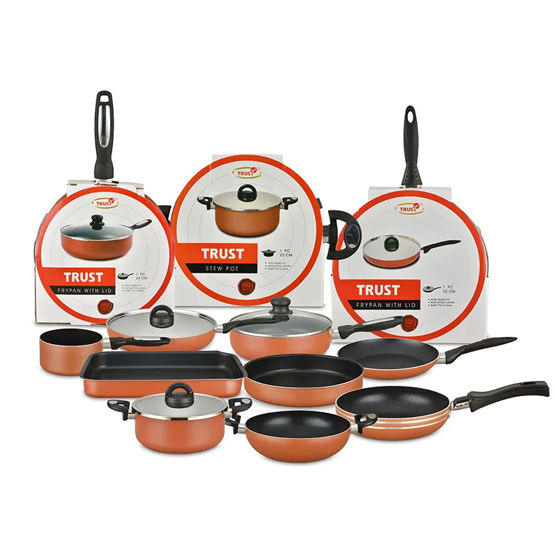 Manufacturer Wholesale 12pcs Ceramic Cooking Pot Cookware Set Cooking Pots
