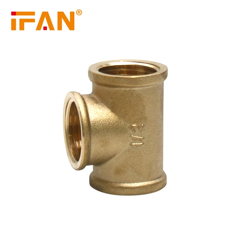IFAN Factory Supply Water Tube Plumbing Fitting Copper Plug Brass Pipe Fittings Copper Female Thread Brass Fitting