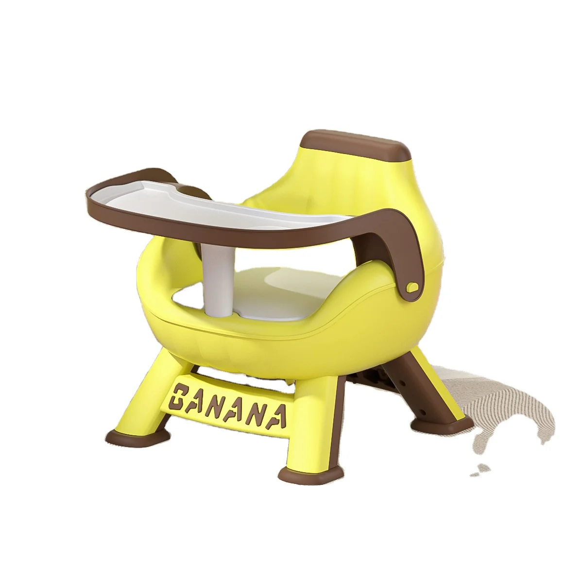 High Quality Portable Baby Chair With Detachable Table And Wheel Travel Toddler Feeding Chair For Kitchen Home Kids Sitting