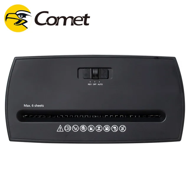 Portable 7L Strip Cut Shredder CS06-T 6 Sheets Small A4 Paper Card Mini Office Home Waste Paper Shredder Factory Direct China