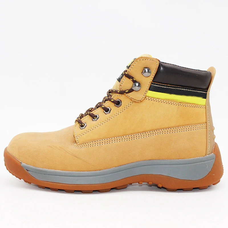 2023 New industry ankle nubuck safety shoes leather goodyear engineering welted Waterproof steel toe unisex work safety Boots