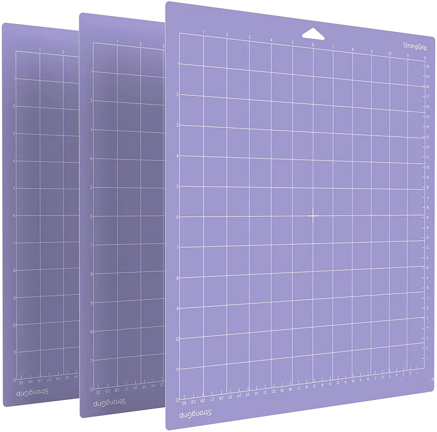 Stronggrip Standard Grip Cutting Mat 12x12' Adhesive Sticky Purple Quilting Cricket Replacement Accessories for Cricut