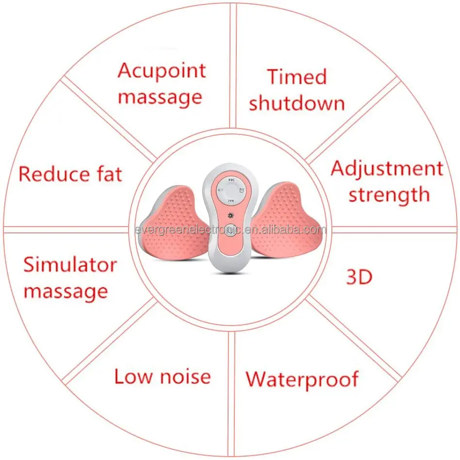 professional vibrator vibrating enhancement massager female breast massage bra