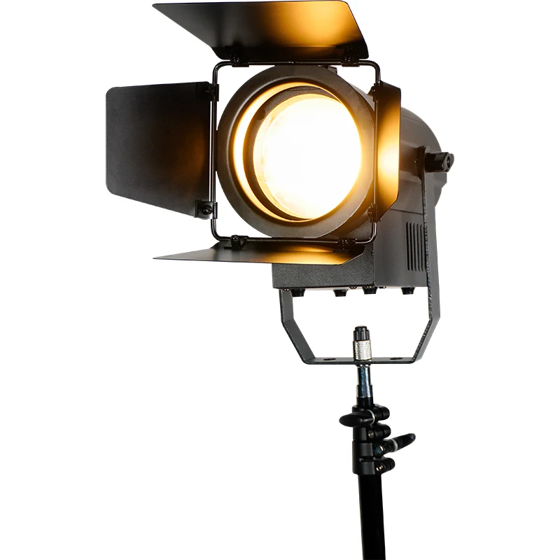 Factory Sale 50W LED Fresnel Spot Light with Adjustable 25-80° Beam Angle 2700-6500K Profile Spotlight for Stage Show Exhibition