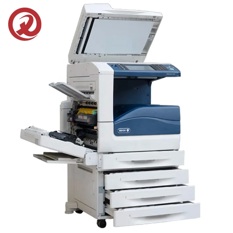 45 ppm Refurbished Multifunctional A3 Color Laser Printer Xer ox Work Centre 7845  Automatic Duplex Feeder Ethernet Wifi USB