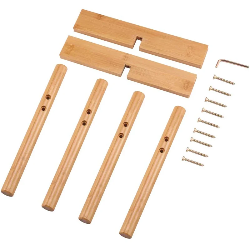 Customizable extension-type Storage Shelves Pot Stand Display Rack Natural Bamboo Wooden Flower Plant Stand for Balcony Indoor O