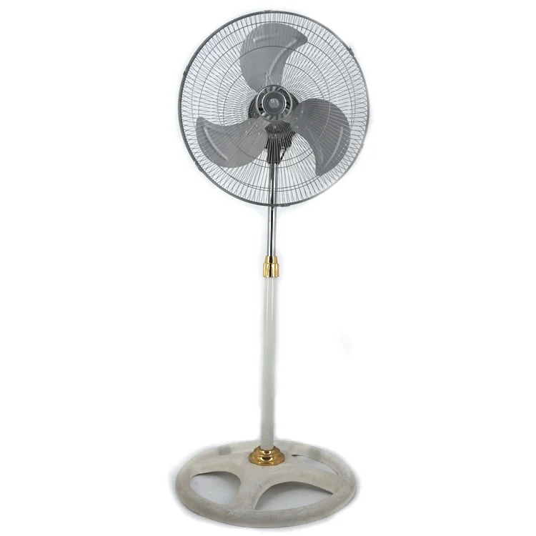180 Degree big motor india oscillating adjustable 220v antique ice cooling national electric 18 inch stand fan