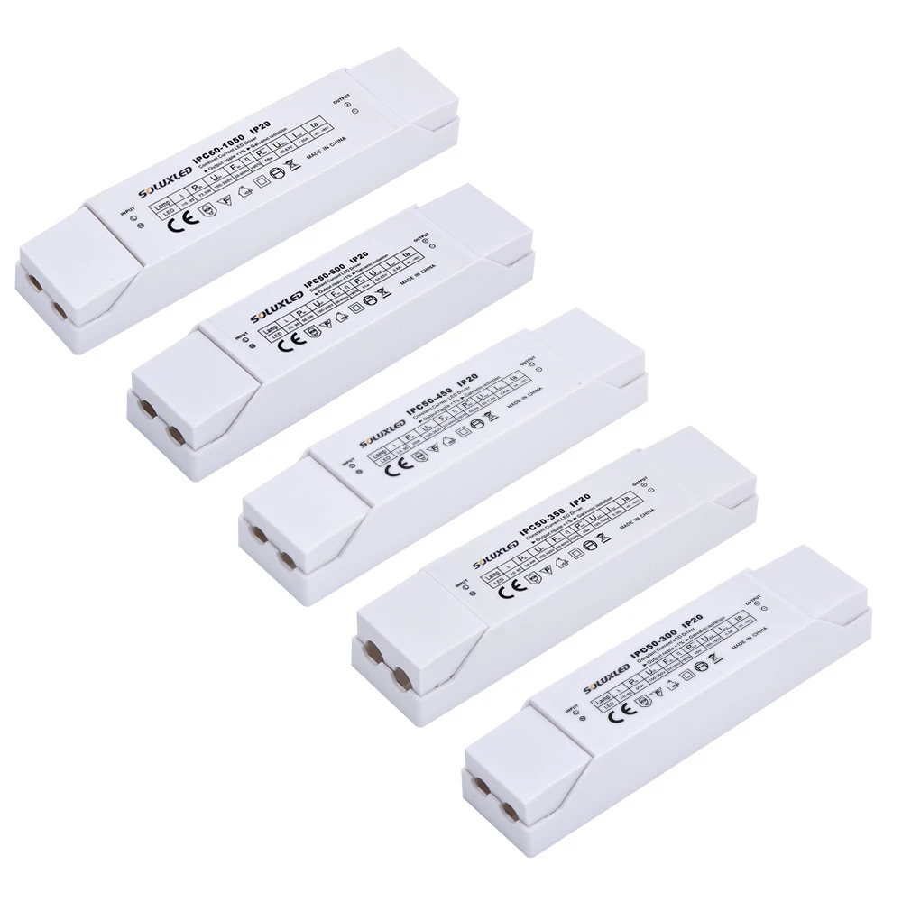 LED Driver 50W 600mA IP20 flicker free ac to dc led transformer for 600x600 panel light