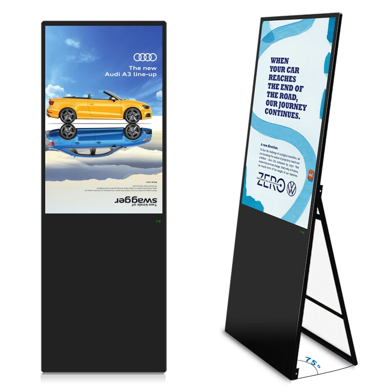 55 inch 4k hd video touch screen lcd display wifi signage digital display billboard advertising players