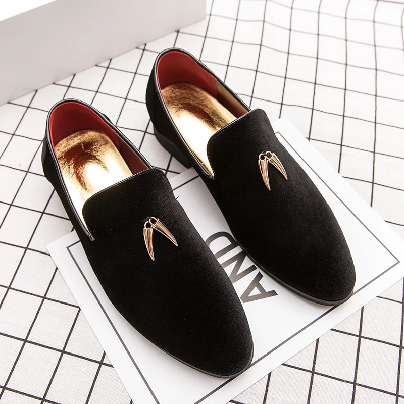 Bright Colors Leather Dress Shoes Stylish Men Moccasins Summer Cool Boat Shoes Suede Leather Driving Shoes Large Size Loafers