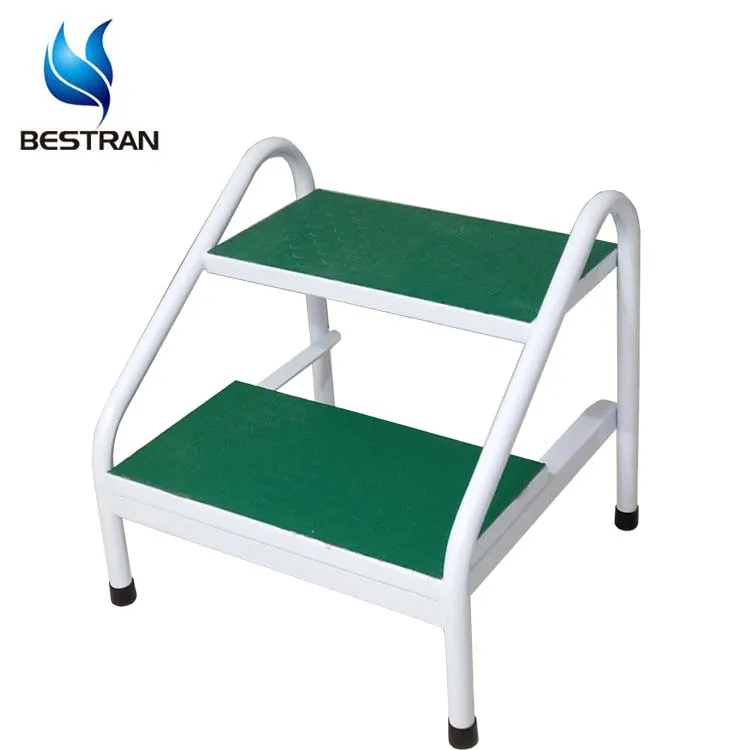 
BT SE002 hospital furniture stainless steel/steel double foot step stool medical clinical stool ati slip plastic cover price  (62343091630)