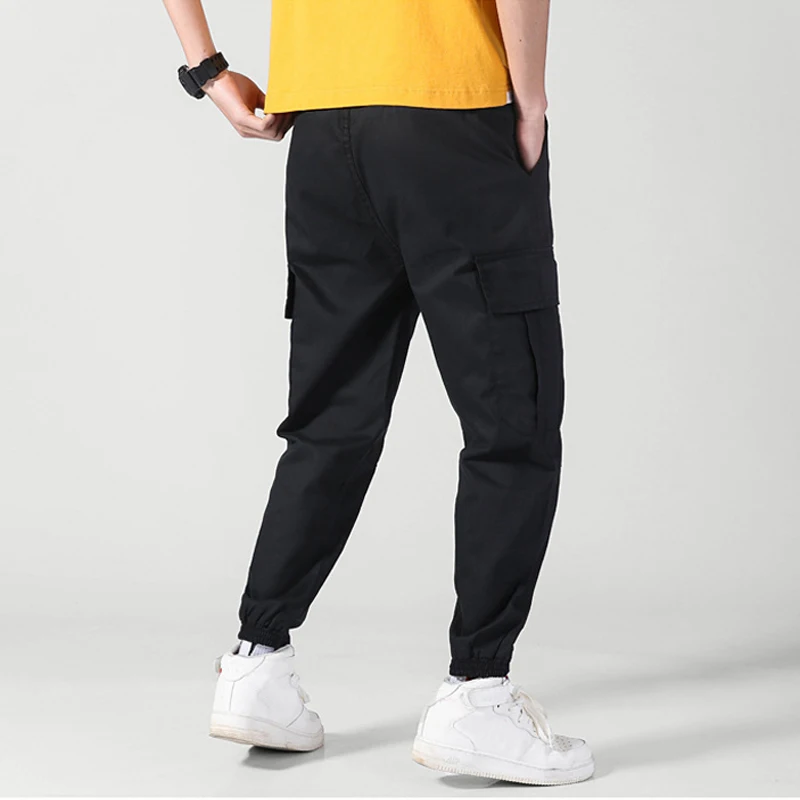 Сделано в Китае Модные мужские спортивные брюки свободные повседневные брюки большого размера брюки-карго в стиле хип-хоп
