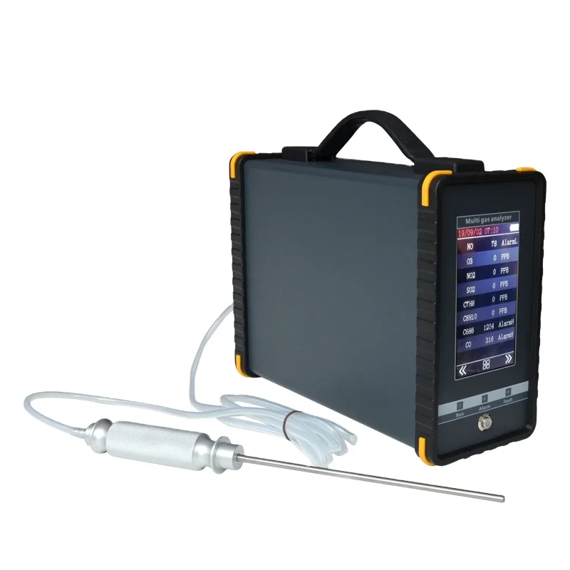 handheld type gas analyzer pumping type 16 in 1 multi gas analyzer internal pump gas analyzer