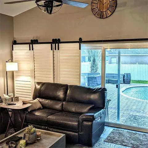 Luxury wooden blinds for window hotel wooden plantation shutters pvc materials plantation shutters for summer house