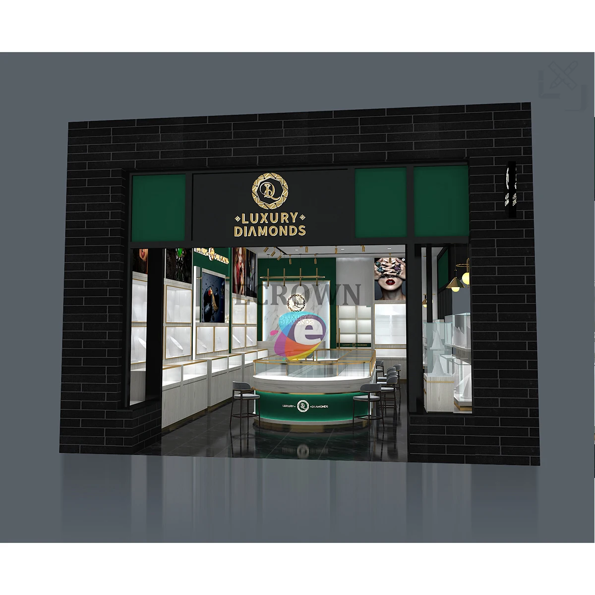 Ремонтный токарный станок витрина автомобильные полировальные Легкосплавные диски с витриной Алмазный магазин дизайнерская резка