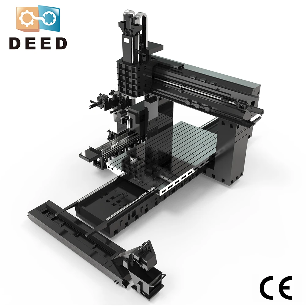 Professional Manufacture Lathe  5 Axis Center Big Cnc Milling Machine