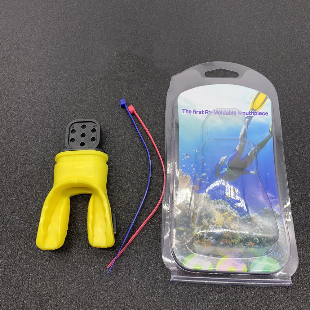 Eco-Friendly Moldable Silicone Snorkel Scuba Choice Scuba Diving Regulator Mouthpieces to Breathing Tube