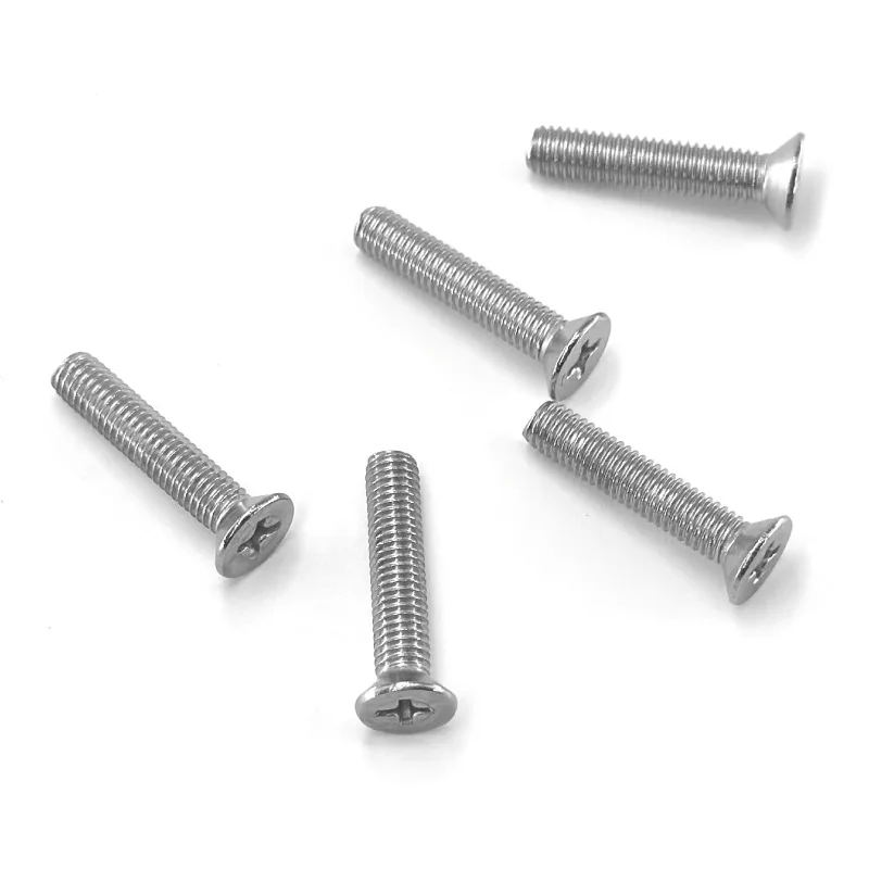Enhanced Tolerance Fine Thread Machine Screws DIN 965 Stainless Steel Material ISO Standard Metric/Inch Measurement System