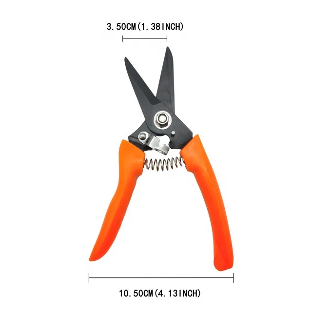 High Quality Bypass pruning scissors garden tools 3CR13 Blade garden shears pruner  hand tool