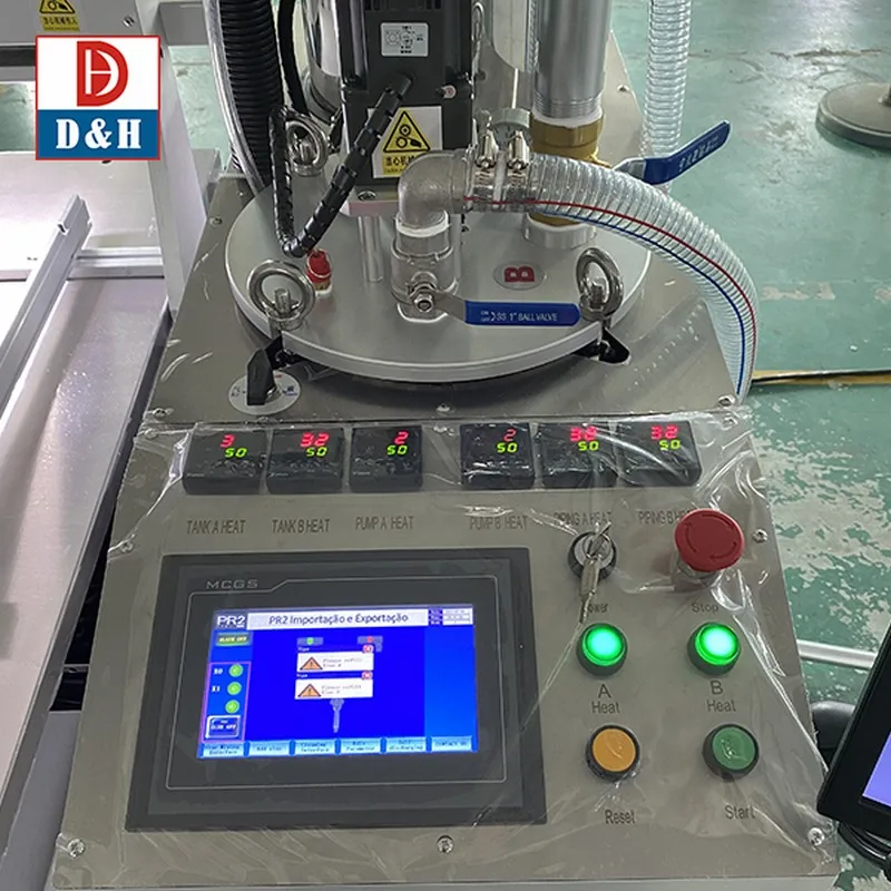 Graphic arts epoxy resin DOS dispensing and packaging machine AB resin dispenser 3D label encapsulating system