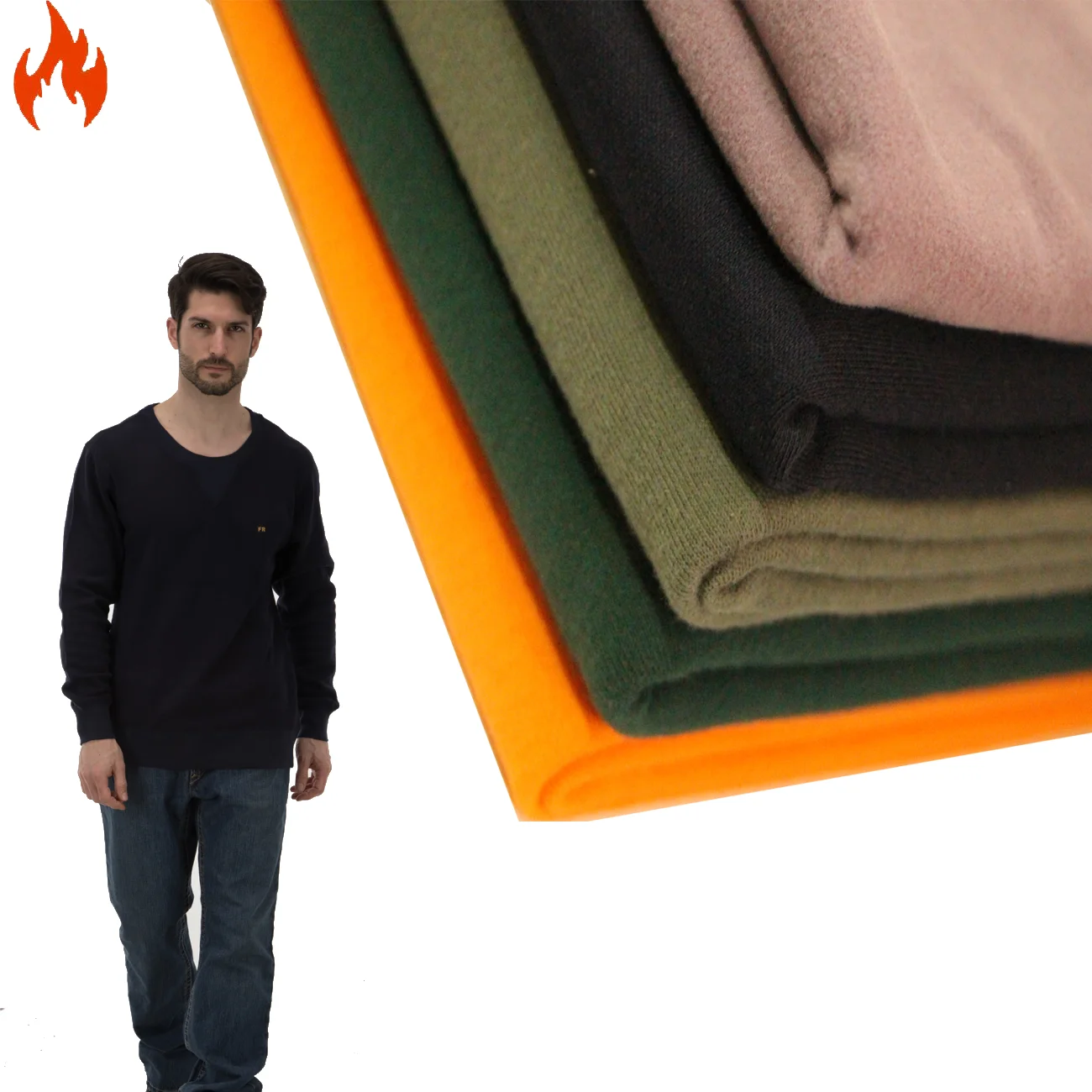 Custom printing light weight flame retardant fabric cotton inherintly retard with fair price