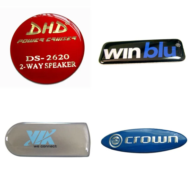 Custom dome crystal clear lens-like coating printing sticker for kinds of business Promotion  gift and packing stickers