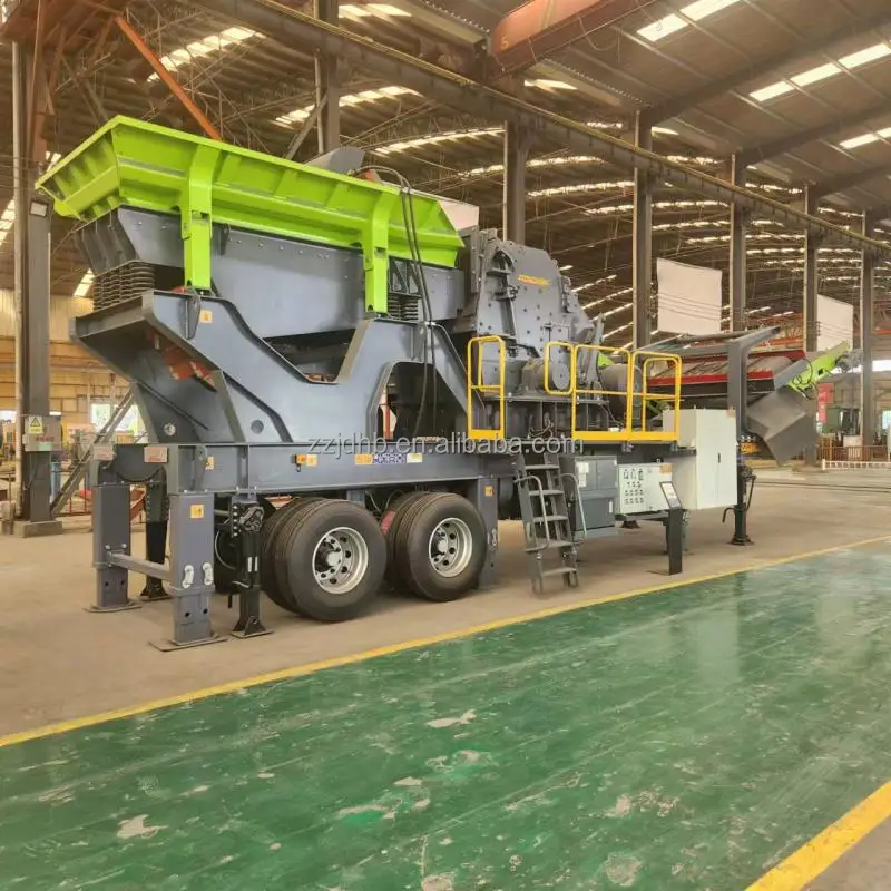 Mobile Energy Saving Primary Stones Jaw Crusher Stone Crushing Machine Marble Granite Mobile Jaw Crusher Plant