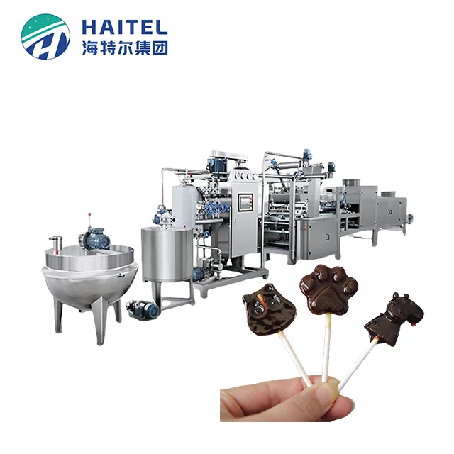 Popular high speed efficient flat lollipop making machine production for candy factories