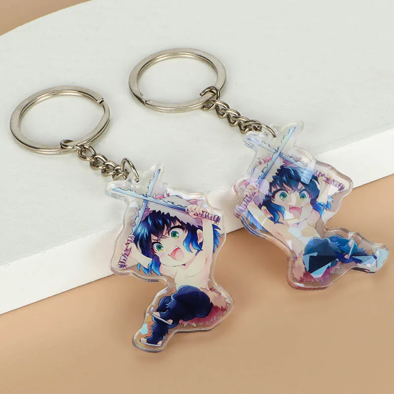 Custom-made bulk promotional acrylic sublimation keychain blanks with