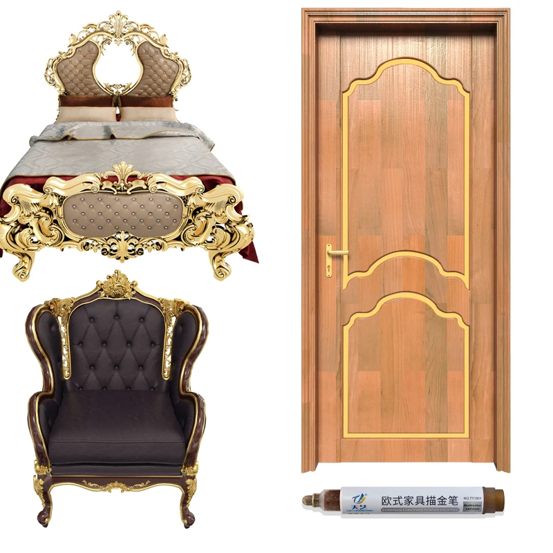 Shabby Chic Furniture Chalk Paint Markers Metallic Finish Chalked Interior Paints Markers for Home Decoration