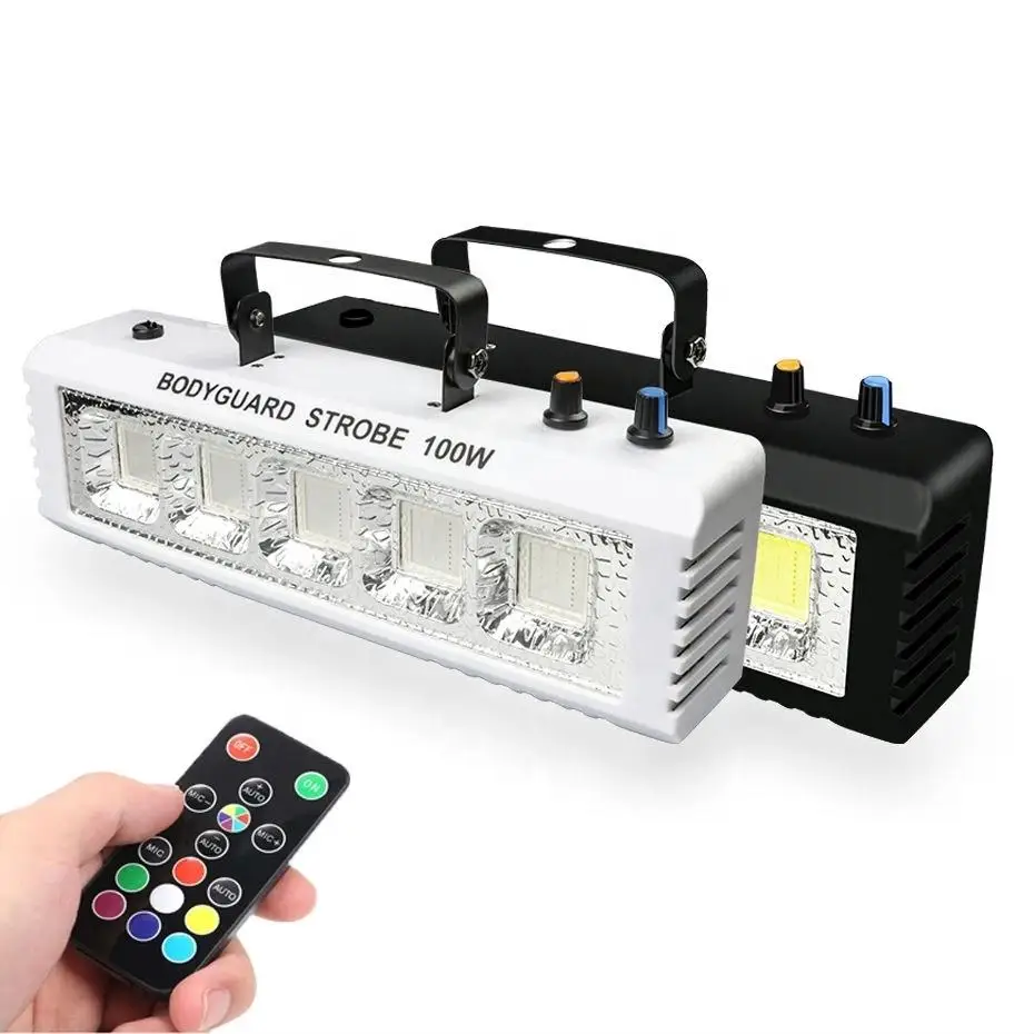 100w matrix led strobe light Stage lightning lamp rgb color mixing flash light with dmx512 for disco family party dj light