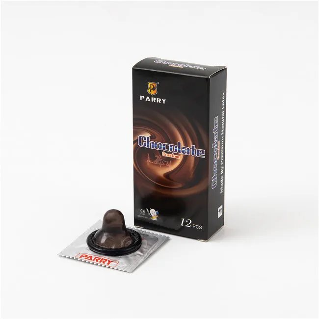 1* Carton PARRY 12pcs PACK condoms Plain Chocolate Flavor Condom
