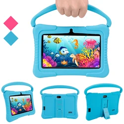 Tablet per bambini da 7 pollici Android Tablet PC con control parentale con APP di apprendimento WiFi Custodia a prova di bamb