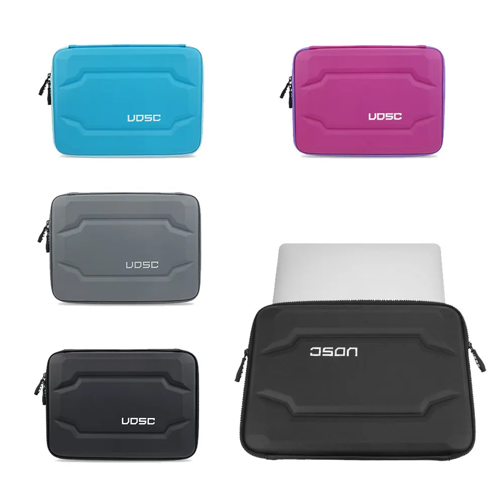 Пользовательский 13 15 дюймовый модный ударопрочный водонепроницаемый кожаный жесткий чехол для ноутбука EVA защитный чехол для ноутбука