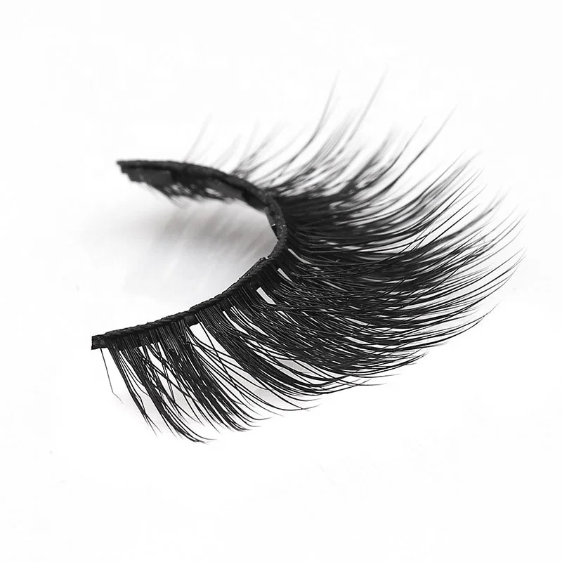 
Factory price 3D silk lashes private label magnetic eyelashes 