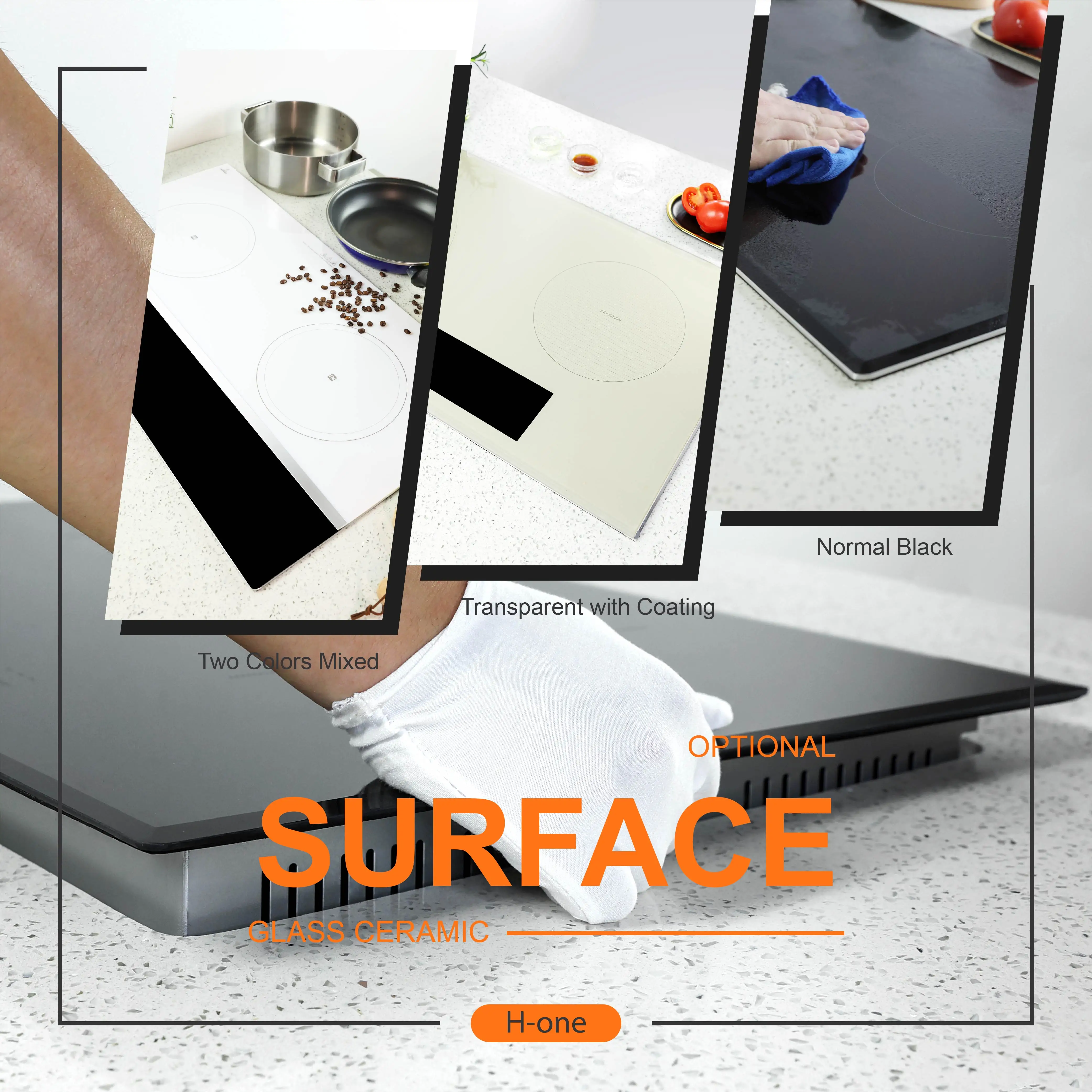 Good Pricing & Low Moq  220V~240V Four Burner Ceramic Range Cooker For Countertop Cleaner Wholesale High Quality