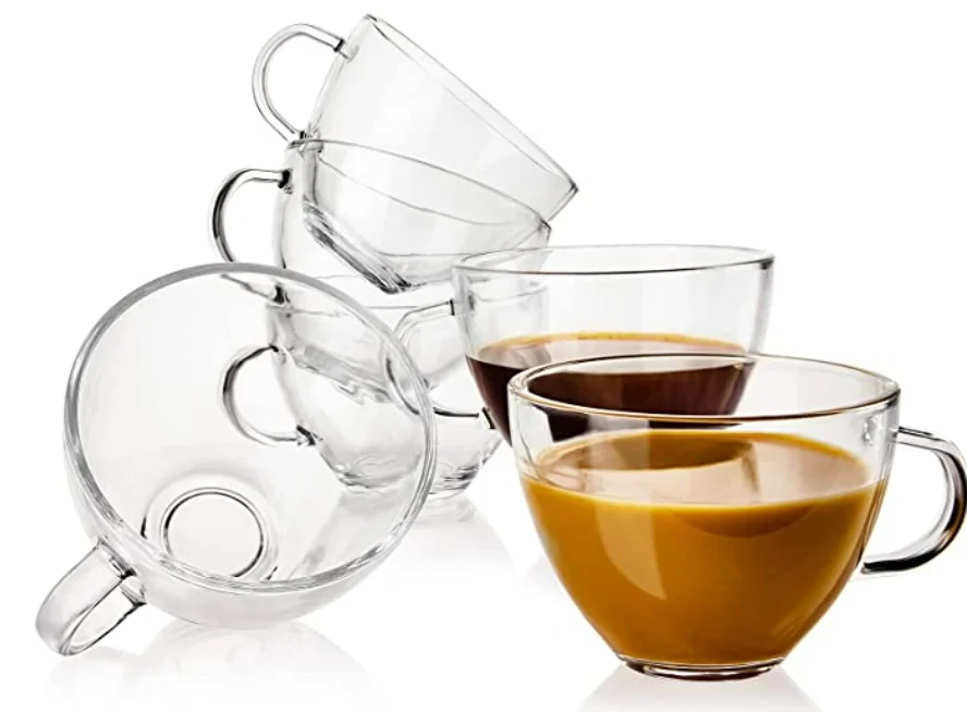 Coffee Kit Wholesale Large Wide Mouth Cups with Handle Coffee Pots Paper Cups Custom Cafe Restaurant Mason Bottle