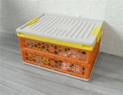 personal use perforated type 32 Liter plastic collapsible storage laundry basket