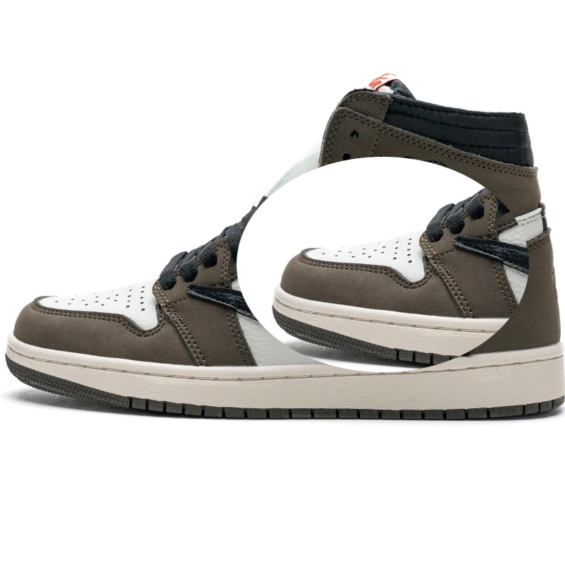 
AJ 1 Retro High OG Dark Mocha sneakers fashion casual sports shoes basketball shoes jor dan 1 