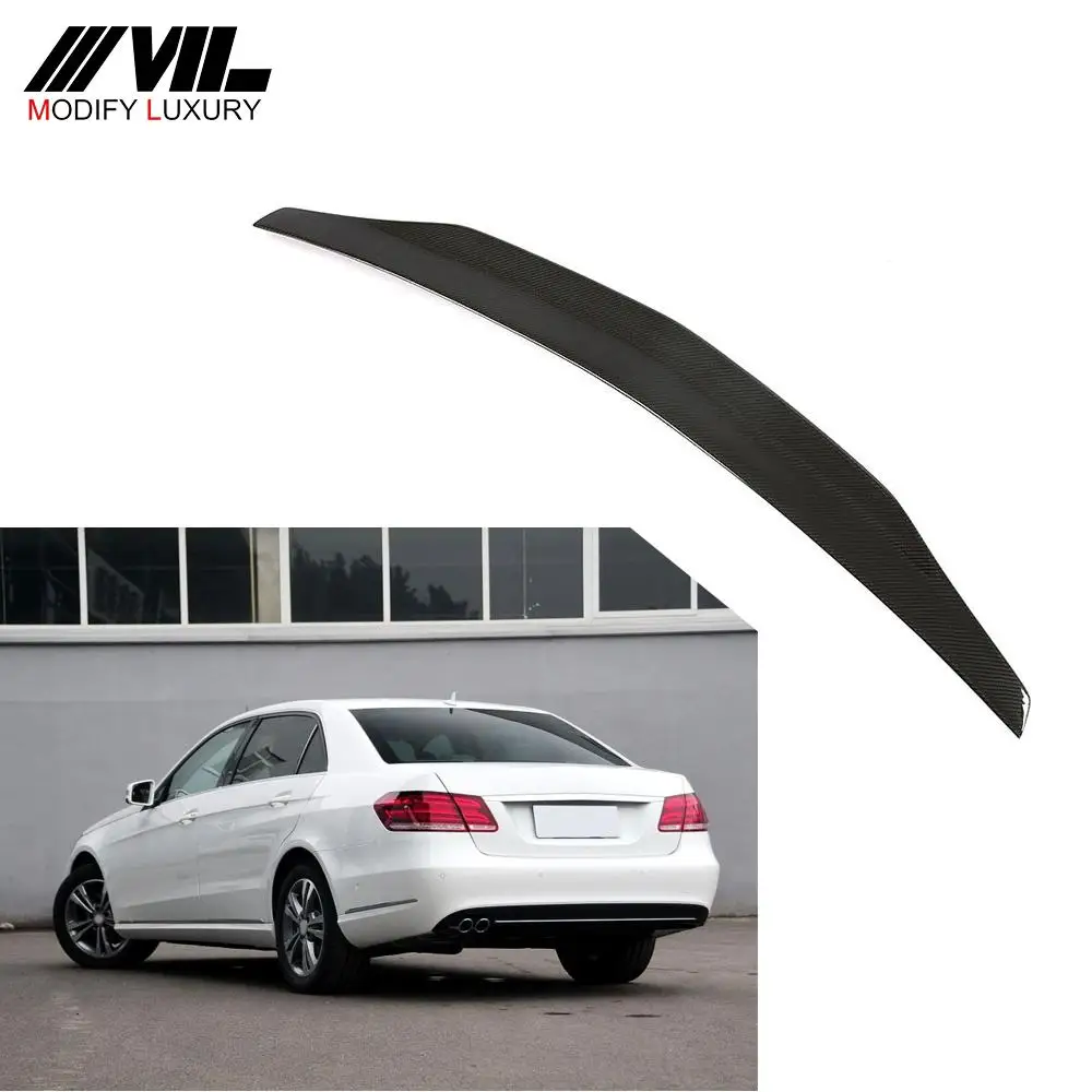 Carbon Fiber Trunk Spoiler for Mercedes Benz W212 E250 E350 E550 E63 AMG 2010-2014