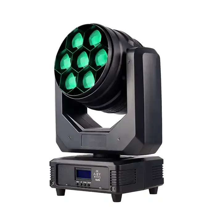 7x40w Wash Zoom Led Moving Head Lights 4 in 1 RGBW Stage LED Dj Wash Light For Concert Show