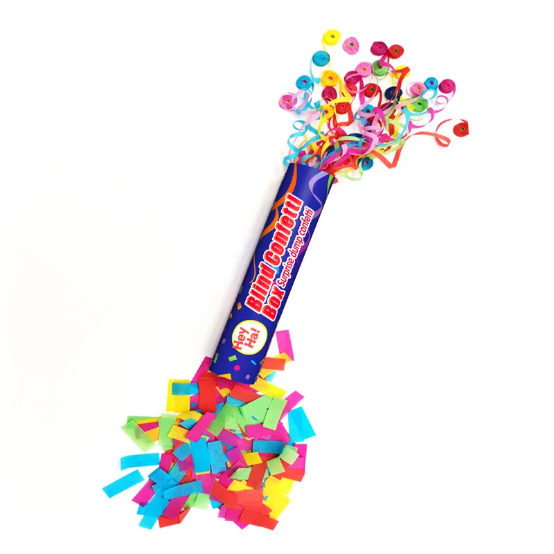 2021 New Design Blind Confetti Box Safe Confetti Surprise Celebration Both Sides Paper Party Decoration Event & Party Supplies