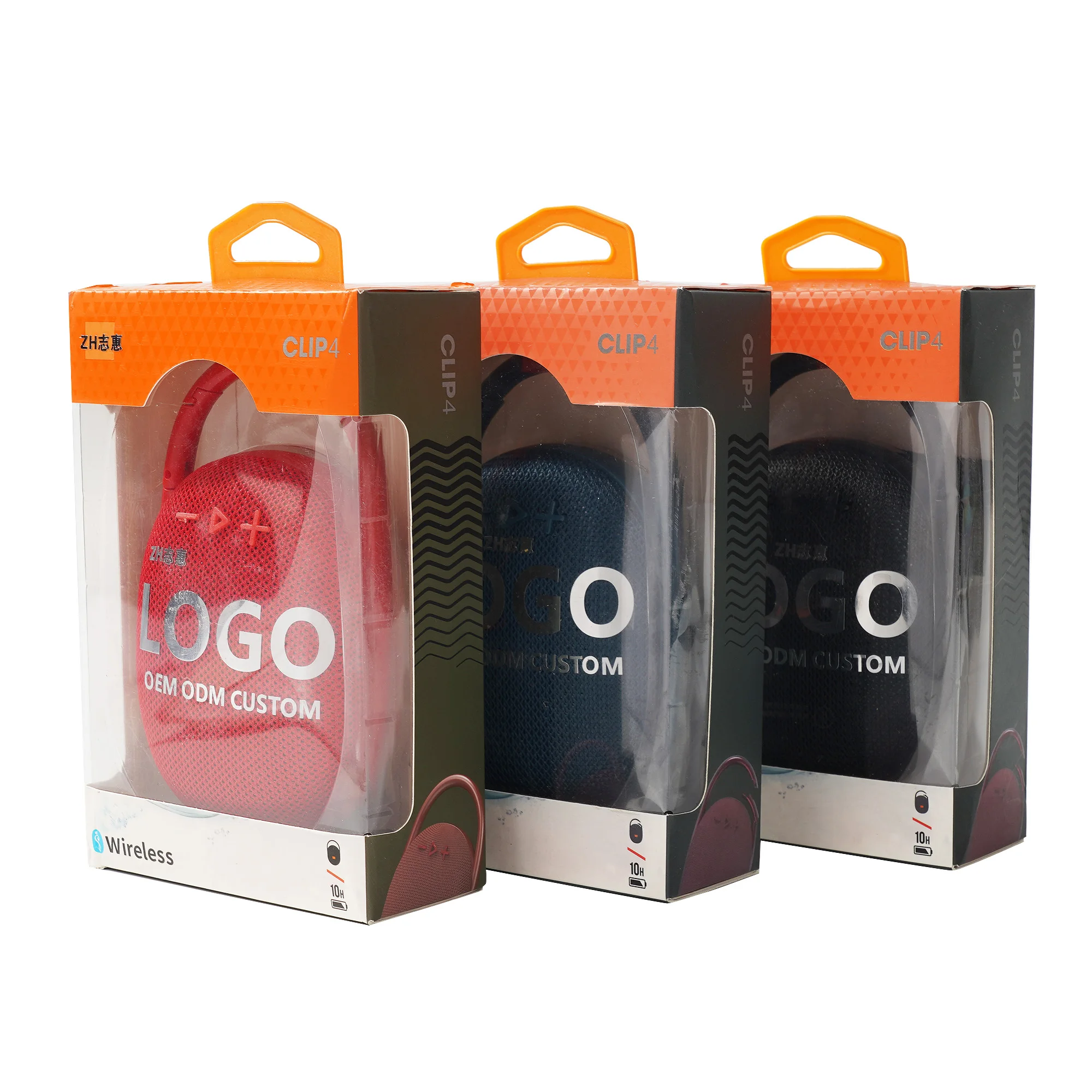 2023 OEM  hot selling  Clip 4 Portable Mini Speaker bt Bass Subwoofer Built-in Battery Waterproof and Dustproof Speaker