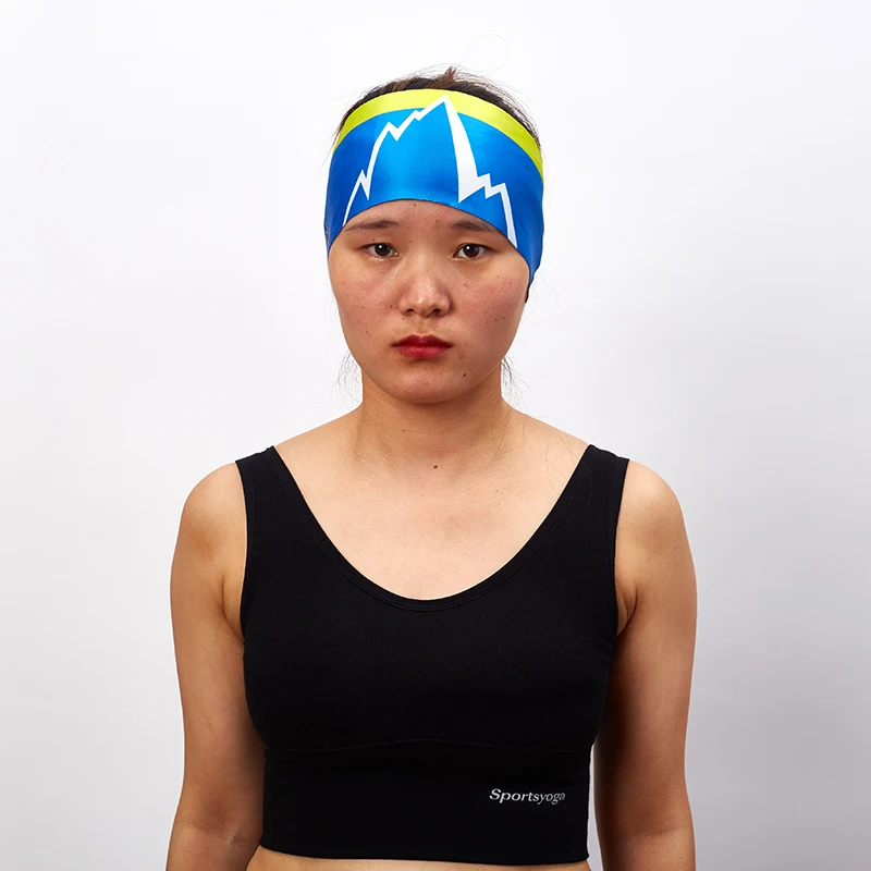 Absorbent Camouflage Running Fitness Headband Gym Accessories Custom Sweatbands No Minimum
