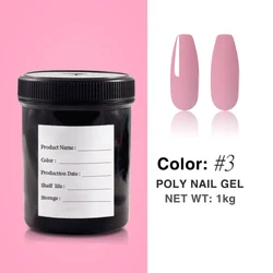 AOPMALL Factory 100% Raw Material Original Gel Polish Nail UV/LED Gel 1KG Nail Arts