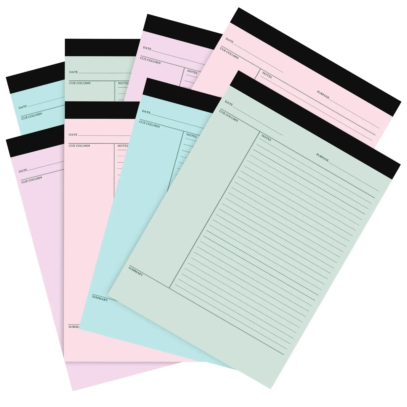 Legal Pads A6/A5/A4 Note Wide Ruled Lined Notepad 8.5 X 11 Canary Yellow Paper Micro Perforated Writing